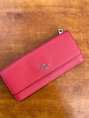 Coach slim long wallet